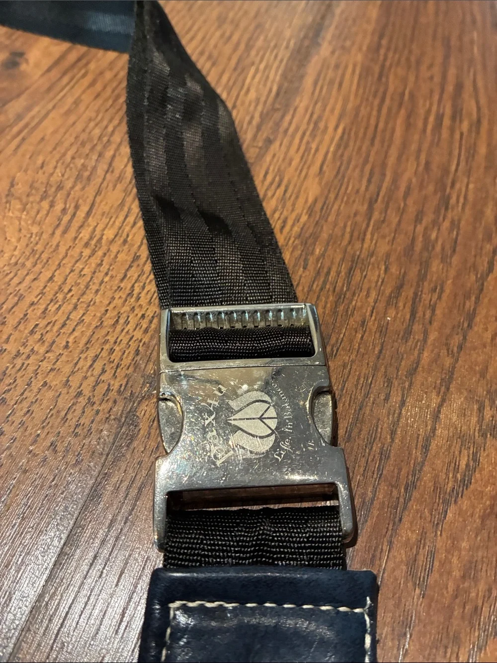 Women’s Navy Leather Messenger Sling Bag